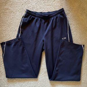 Champion track pants with ankle zipper size mens M